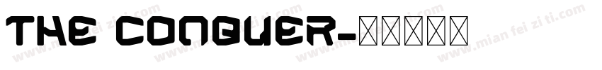 The Conquer字体转换